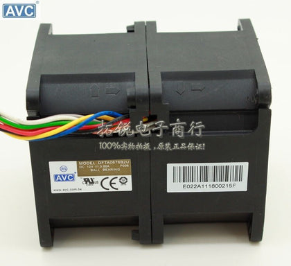 AVC DFTA0676B2U 6076 6CM High Speed Car Booster Violent Fans 12V 3A 60*60*76mm