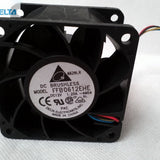 Delta FFB0612EHE-4M04 12V DC 60x60x38mm axial fan with four-wire connector
