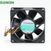 SUNON KDE1208PTBX-6A 80x80x25mm 12V DC Axial Cooling Fan