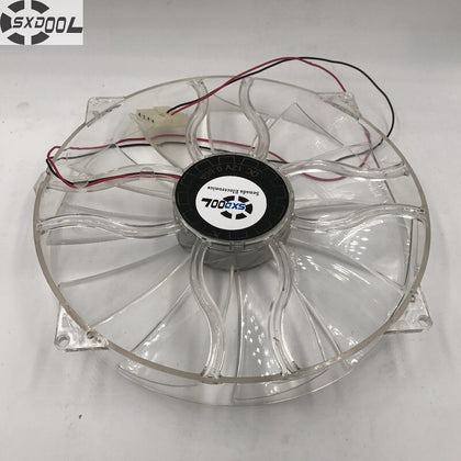 SXDOOL GP D22SL-12H 12V 0.6A 22cm Chassis Fan Quiet Side Of The Chassis Big Fan 22cm Diameter