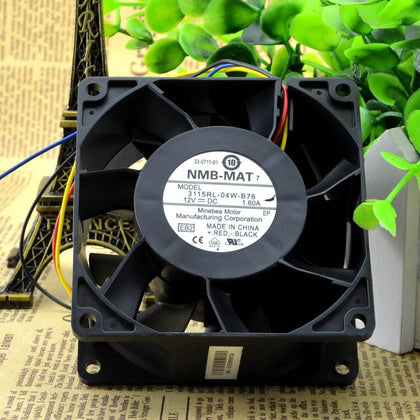 NMB 3115RL-04W-B76 12V DC 80x80x38mm Brushless Cooling Fan - product photo 2