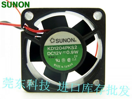 Sunon KD1204PKS2 4020 DC 12V 0.9W 2-wire Axial Server 40mm 4cm Cooling Fan