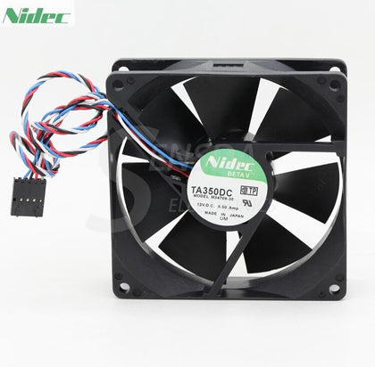 Nidec TA350DC M34709-35 9CM 12V 0.5A PWM Winds Of Chassis Cooling Fan