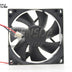 80x80x25mm 24V DC 0.15A 2-Wire Axial Cooling Fan