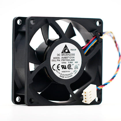 Delta AUB0712VH 12V DC 70x70x25mm Brushless Cooling Fan - product photo 2