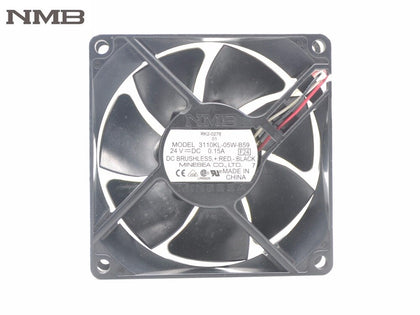 NMB Fan 3110KL-05W-B59 8025 24V 0.15A 3-line Server Inverter Cooling Fan