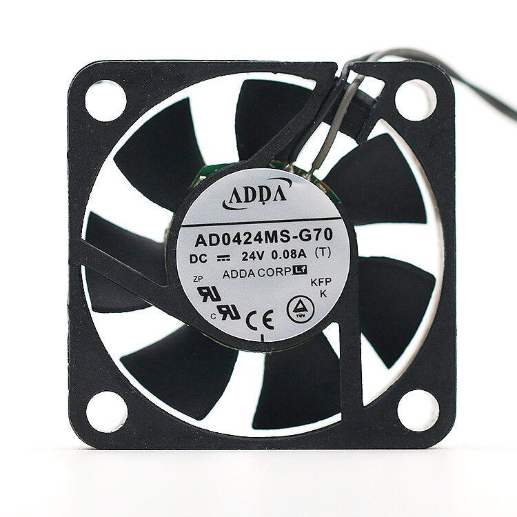 40mm 24V Fan  ADDA 4CM 40*40*10 24V AD0424MS-G70 2 Line Printer Inverter Cooling Fan