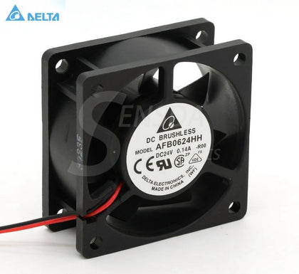 Delta AFB0624HH 60*60*25mm DC 24V 0.14A 5000RPM Dual Ball Beraing Cooling Fan