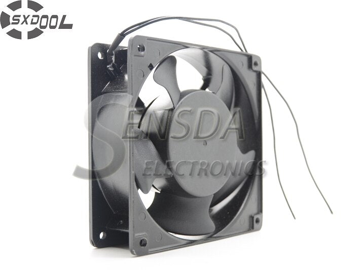 SXDOOL 380V Cooling Fan 12038 12cm 120mm 0.04A Double Ball Bearing Server Inverter Pc Case Cooling Fan