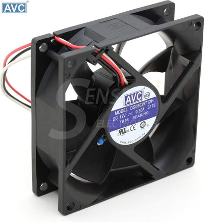 AVC 8025 80mm 8cm DS08025T12H DC 12V 0.3A 3-pin Computer Case Pc Cooling Fans