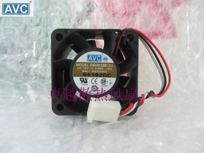 AVC DB04028B12U 40 * 40 * 28 DC 12v 0.66A Double Ball Bearing Server Inverter Cooling Fan