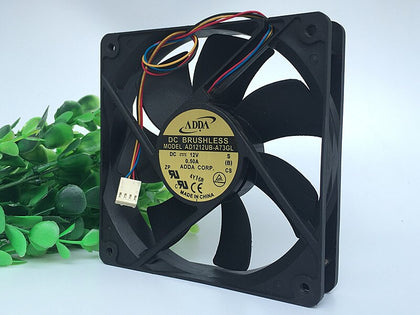 ADDA AD1212UB-A73GL 12V DC 120x120x25mm Brushless Cooling Fan - product photo 2