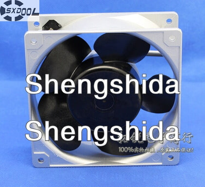 SXDOOL CN60B2 AC 220V 14/12W 2800/3200 RPM 92/106CFM  120mm 120*120*38mm All Metal Double Ball Bearing Fan
