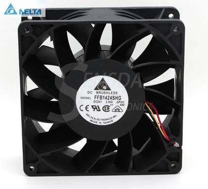 Delta FFB1424SHG 14051 140mm 14cm DC 24V 2.3A Industrial Pc Case Server Inverter Cooling Fans Blower