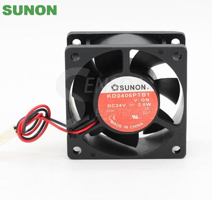 Sunon KD2406PTB1 6025 6cm 60mm DC 24V 2.6W Drive Server Inverter Axial Cooling Fans