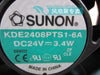 Sunon KDE2408PTB1-6 DC 24V 3.4W Server Cooling Fan 8cm 8025 80x80x25mm 80mm