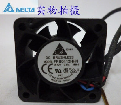 Delta FFB0412HHN 4cm 40mm 40*40*28MM  12V 0.17A Dual Ball 3-wire 1U Server Case Cooling Fan