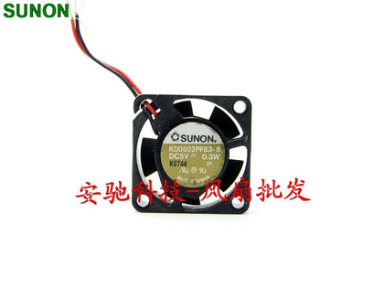 1pcs   Sunon 2cm Fan 2510 5V 0.3W 2 Lines Small Fan KD0502PFB3-8