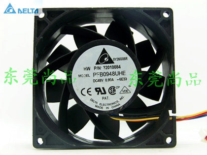 Delta PFB0948UHE 48V 0.80A 9038 / 9CM 4 -pin Converter / Server Cooling Fan