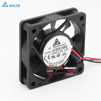 Delta AFB0624MB DC 24V 0.10A 6015 6cm 60mm Server Inverter Cooling Fan