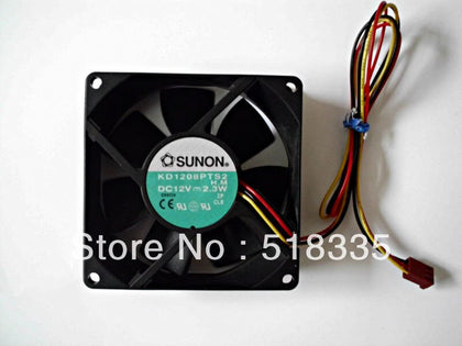 SUNON KD1208PTS2 12V DC 80x80x25mm Brushless Cooling Fan - product photo 2