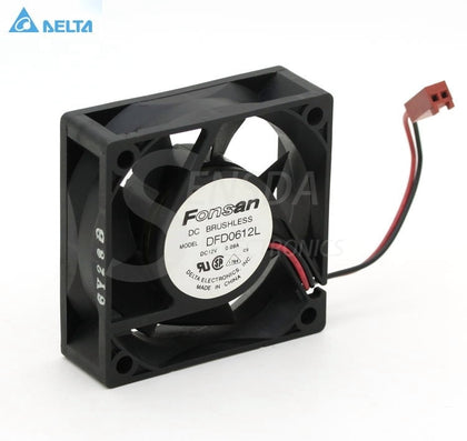 Delta Electronics DFD0612L 6cm 60mm 6020 DC 12V 0.09A Server Axial Industrial Cooling Fans