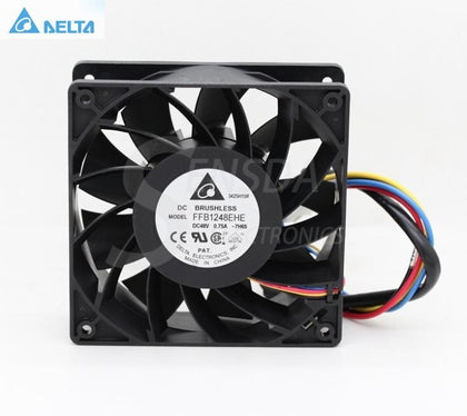 Delta FFB1248EHE 12CM 120MM 12038 DC 48V 0.75A 4-pin Pwm Server Industrial Axial Inverter Cooling Fans