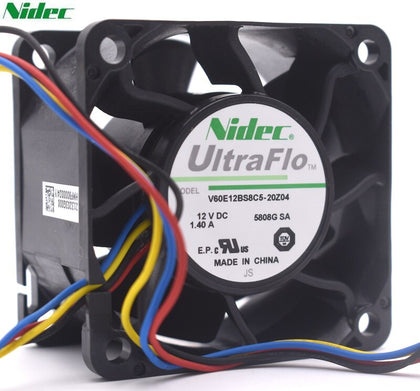 Nidec V60E12BS8C5 V60E12BS8C5-20Z04 6038 12V 1.40 Cooling Fan