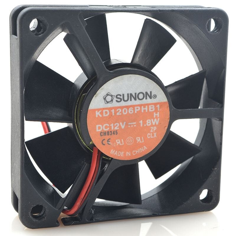 Sunon KD1206PHB1 6015 1.8W 12V 2 6CM Server Chassis Cooling Fan