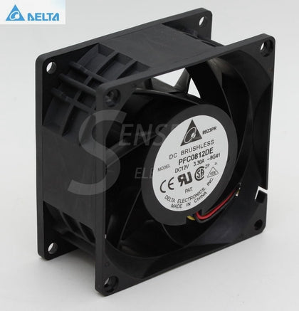 Delta  PFC0812DE 80mm 8cm 8038 12V 3.30A 4-pin Pwm Industrial Case Axial Cooling Fans Of Violence