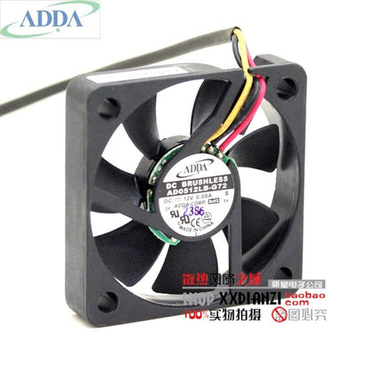 ADDA AD0512LB-G72 5010 12V 0.09A With  Head Three Quiet Axial Cooling Fan