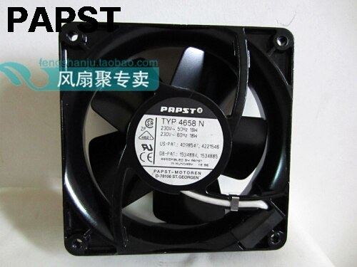 Papst Radiator Papst Typ 4658n 12CM 120MM 120*120*38MM AC 230v 19w 18w high-temperatu ...