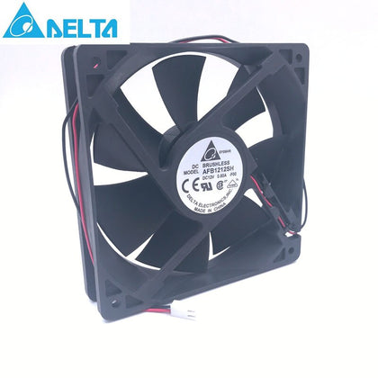 Delta Fan AFB1212SH 12CM 120MM 12025 12V 0.80A Cooling Fan 2-p  3400 Rpm 113CFM