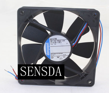 PAPST 4412 FM 4412FM 12025 120*120*25mm 12V 3.2W Axial Cooling Fan