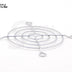 SXDOOL DC Fan Grill Protector Silver Metal Finger Guard Used  70mm Fan Cover