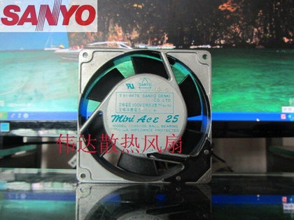 Sanyo 109S096 100V 7/6W 9cm 9225 90mm AC Metal Aluminum Frame 91-8479 Cpu Axial Industrial Fans