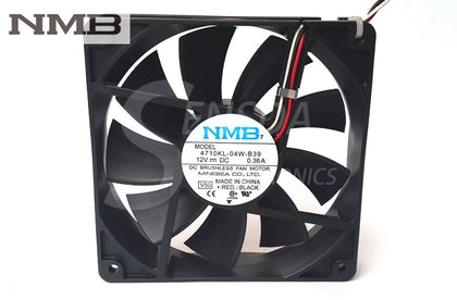 NMB 4710KL-04W-B39 12025 120mm 12cm DC 12V 0.36A Server Square Fan 3-wire 120x120x25mm