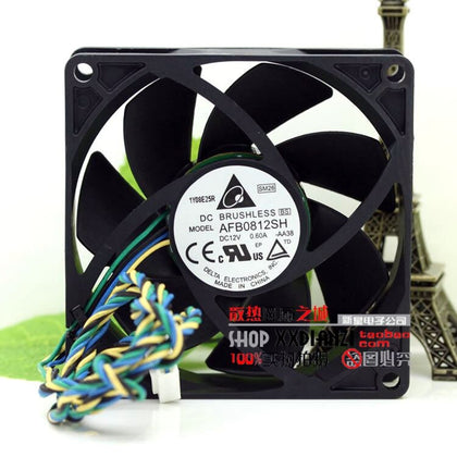 Delta AFB0812SH 12V DC 80x80x25mm Brushless Cooling Fan - product photo 2
