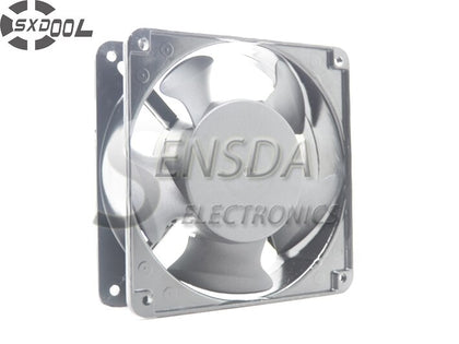 SXDOOL Industrial 12cm Case Fan 12038 AC 220V 0.14A Axial Cooling Fan 120*120*38mm