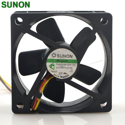 Sunon HA60251V4-0000-C99 6CM 6025 60mm DC Fan 12V 0.7W Maglev Silent Fan