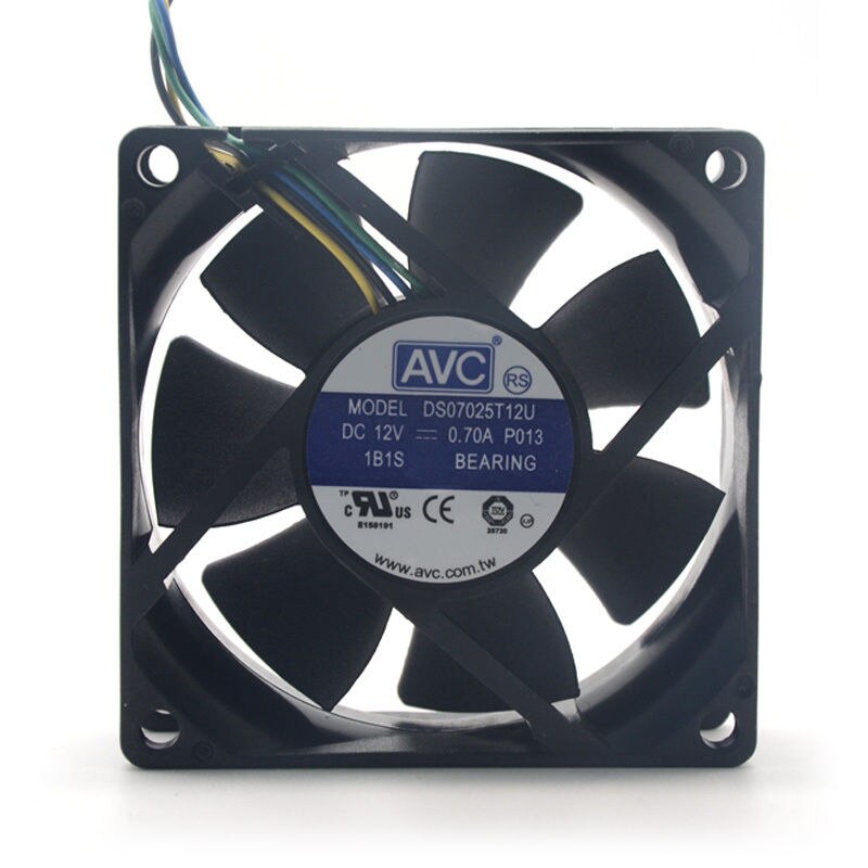 AVC DS07025T12U 70mm 7025 DC 12V 0.7A 4 -pin PWM Cpu Pc Case Cooling Fan