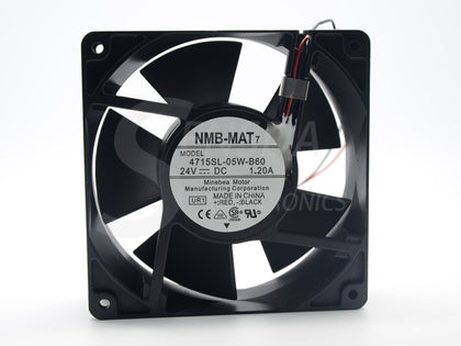 NMB 4715SL-05W-B60 24V DC 120x120x38mm Brushless Cooling Fan - product photo 2
