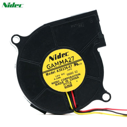 Nidec A35236-57  60*60*25 GAMMAZ7 DC12V 0.24A 3 Line Projector Turbo Cooling Fan DC Brushless Blower