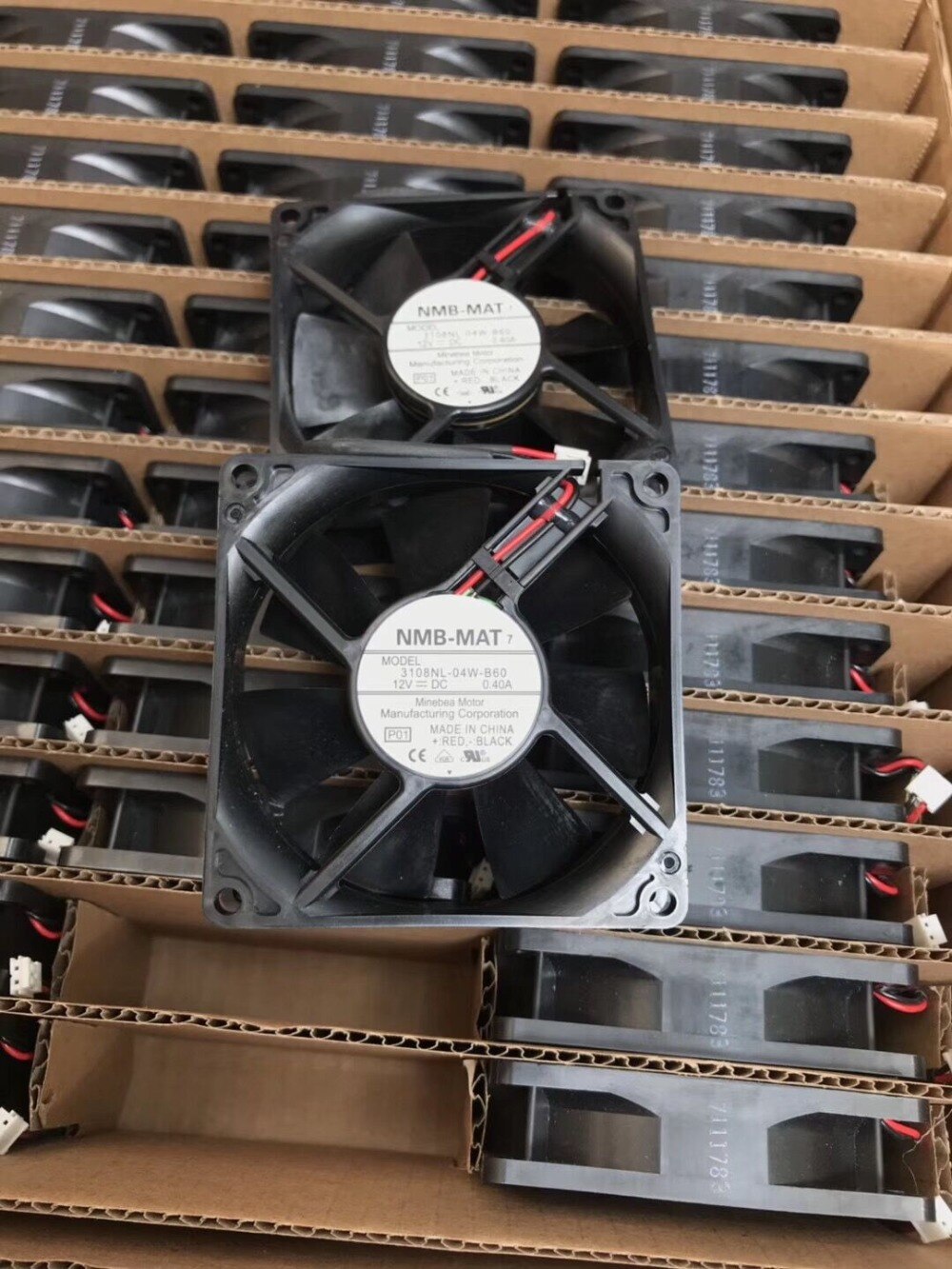 NMB 3108NL-04W-B60 DC 12V 0.40A 8020 8cm 80*80*20mm 2 Wire Cooling Fan