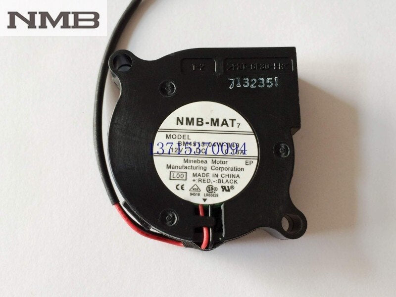 NMB BM4515-04W-B49 4.5CM 12V 0.18A Blower Turbofan Fan