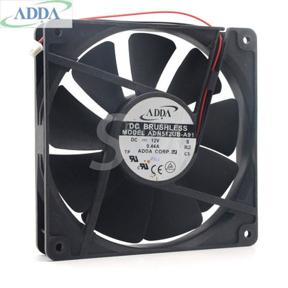 ADDA ADN512UB-A91 13525 12V 0.44A 13.5CM / Cm Dual Ball Bearing Chassis Fan