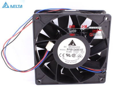 Delta PFB1248EHE -ROO DC 48V 0.54A  12038 12cm 120mm Converter Stall Alarm Cooling Fan