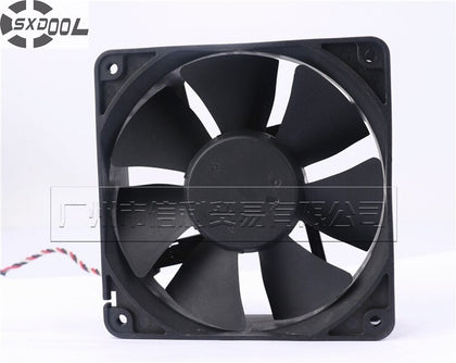 SXDOOL 1238-12HBTA-7 PE700 Fan P/N:G6606  DC 12V 1.5A Server Cooling Fan 12038 120x120x38mm 12cm