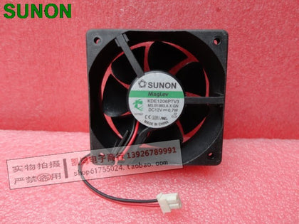 Sunon KDE1206PTV3 DC 12V 0.7W 6025 6CM ultra-quiet Chassis Power Supply Fan 2-pin