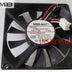 NMB 3106KL-04W-B39 80x80x15mm 12V DC 0.16A 3-Wire Axial Cooling Fan